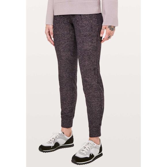 Lululemon Womens Ready To Rulu Joggers Pant Size 2 Heathered Rose Black - Picture 2 of 8